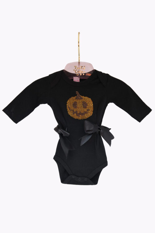 Crystal Pumpkin Cotton Onesie