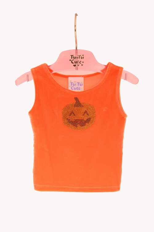 Crystal Pumpkin Luxe Velvet Tank Top