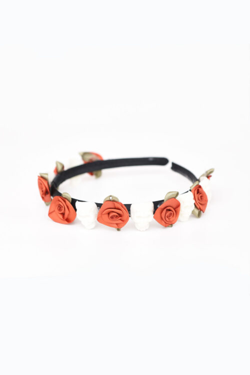 Rose & Skull Headband