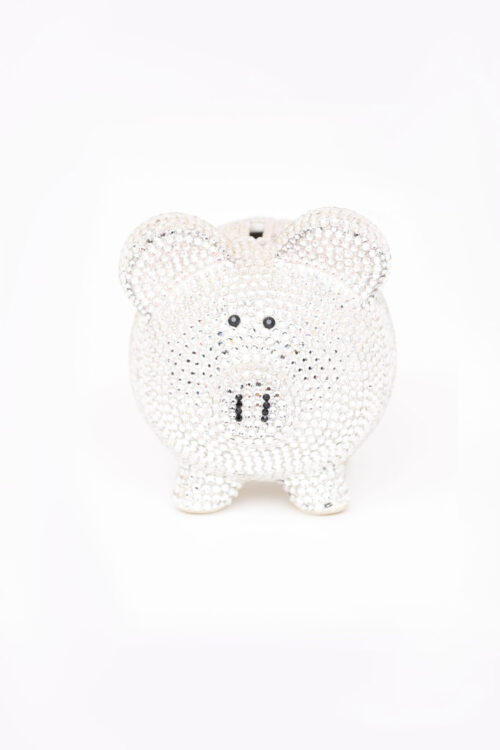 Small Crystal Crystallized Piggy Bank